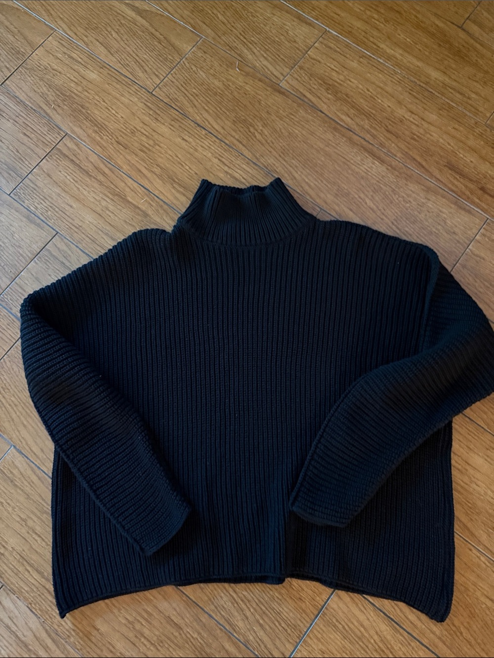Frank & Eileen Montecito Turtleneck Pure Italian Cotton Sweater - Picture 3 of 8